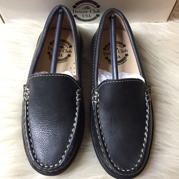 Classic preppy Driver Club USA San Diego navy driving fancy Loafers Size 11 - Picture 2 of 7